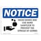Signmission OSHA Sign, Wash Hands And Use Hand Sanitizer W/, 18in X 12in Rigid Plastic, 12" W, 18" L, Landscape OS-NS-P-1218-L-18939 - alternate 1